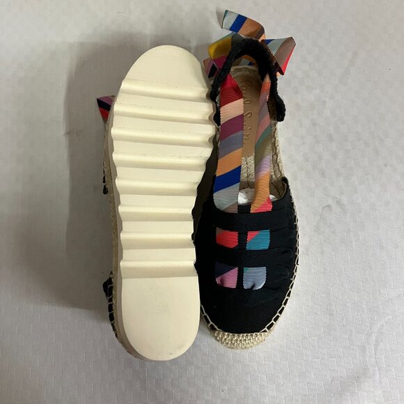 NWT Paul Smith Women's Size 39 Multicolor Kira Swirl Platform Platform Sandals - Picture 8 of 10